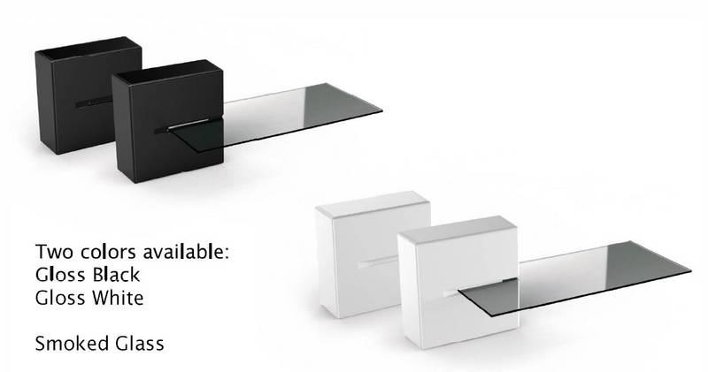 Organizér na kabely Meliconi GHOST CUBE Shelf černý