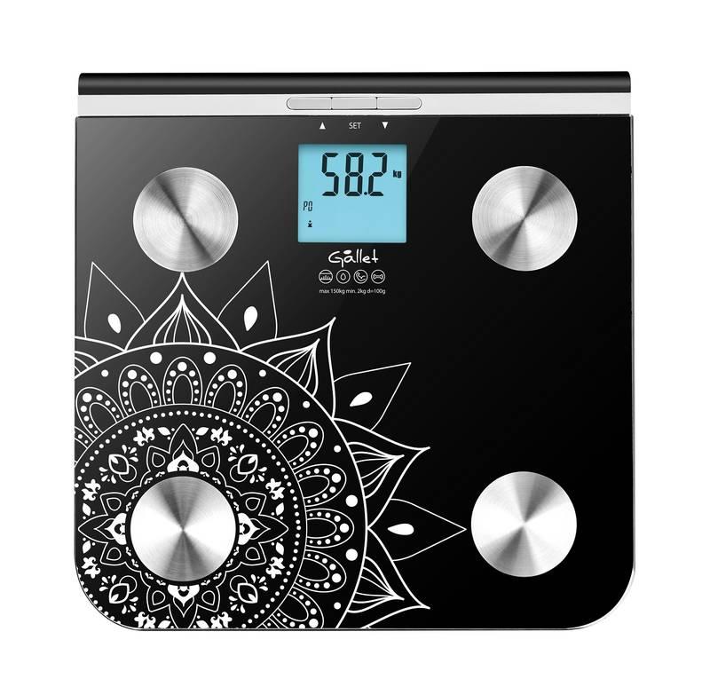 Osobní váha Gallet Fler PEP 712 černá