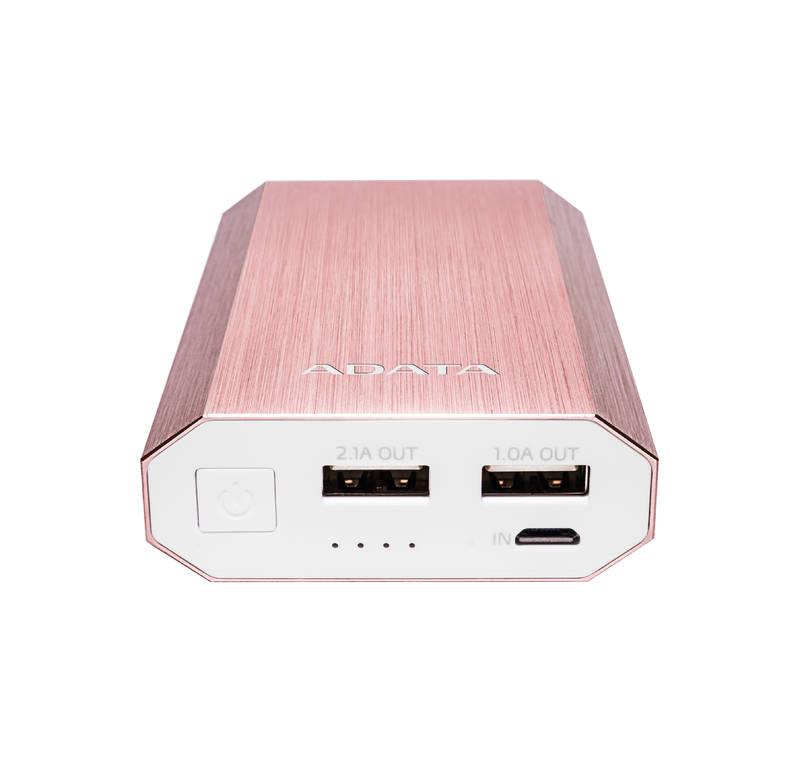 Powerbank ADATA A10050 10050mAh růžová