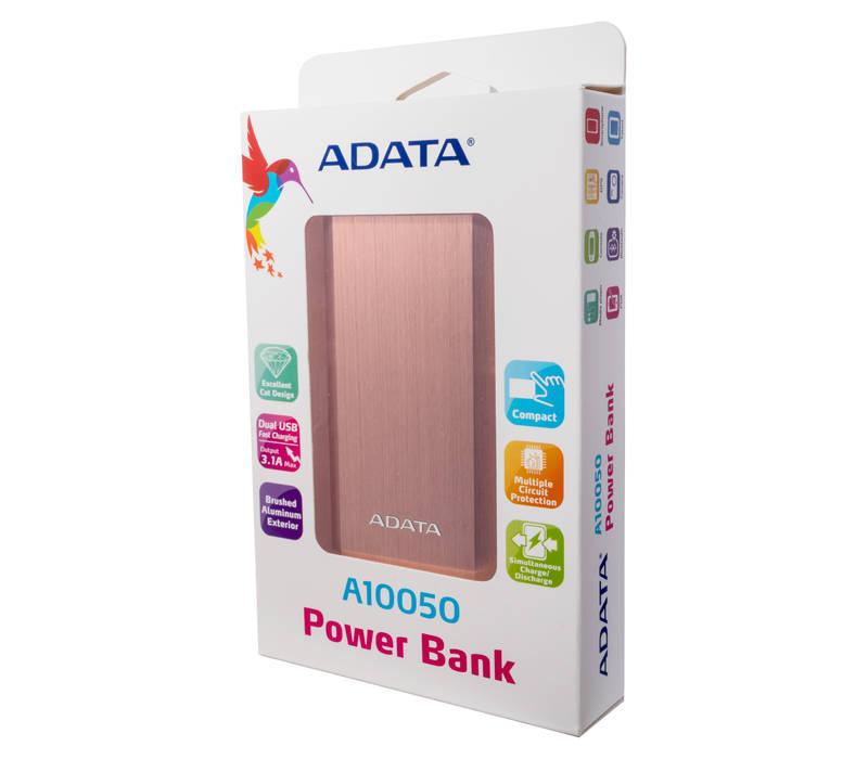Powerbank ADATA A10050 10050mAh růžová