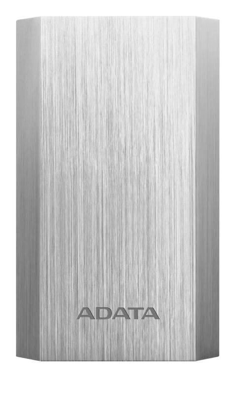 Powerbank ADATA A10050 10050mAh stříbrná, Powerbank, ADATA, A10050, 10050mAh, stříbrná