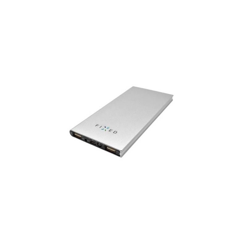 Powerbank FIXED ZEN 8000mAh stříbrná