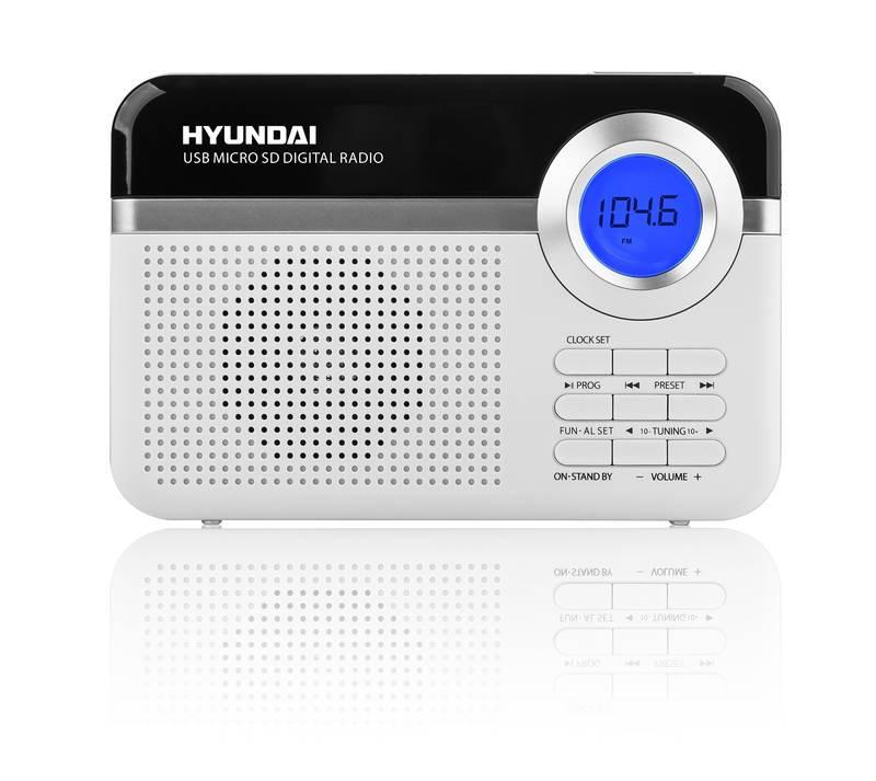 Radiopřijímač Hyundai PR 471 PLL SU WS bílý