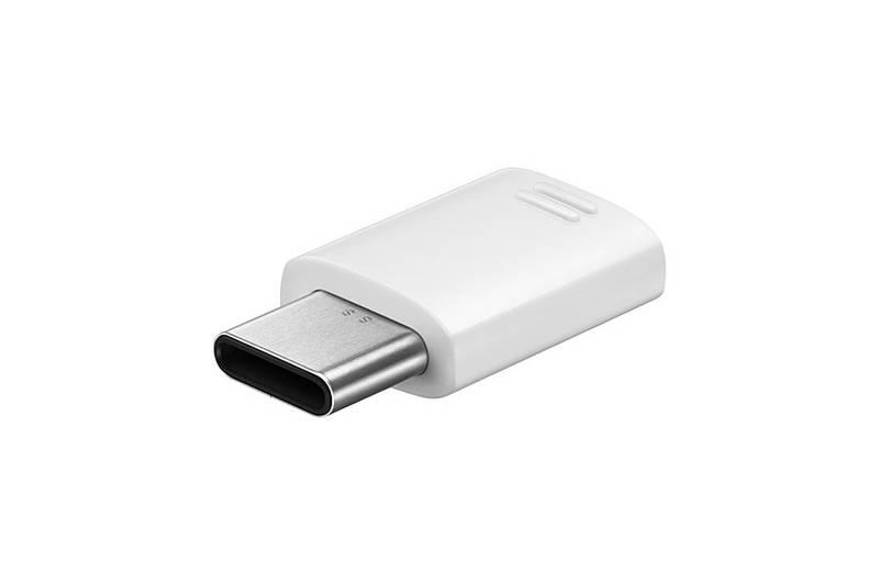 Redukce Samsung Micro USB USB-C bílá