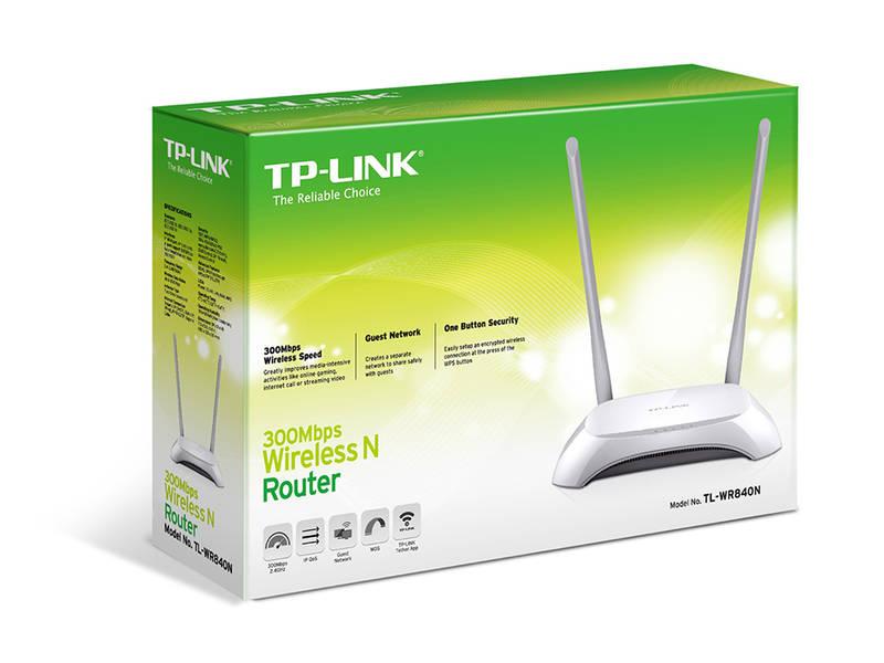 Router TP-Link TL-WR840N bílý, Router, TP-Link, TL-WR840N, bílý