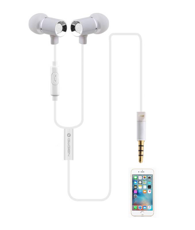 Sluchátka GoGEN ECM 61W bílé