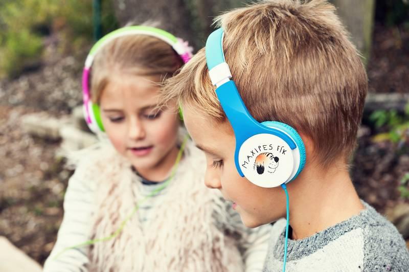 Sluchátka GoGEN Maxipes Fík MAXISLECHY bílá modrá