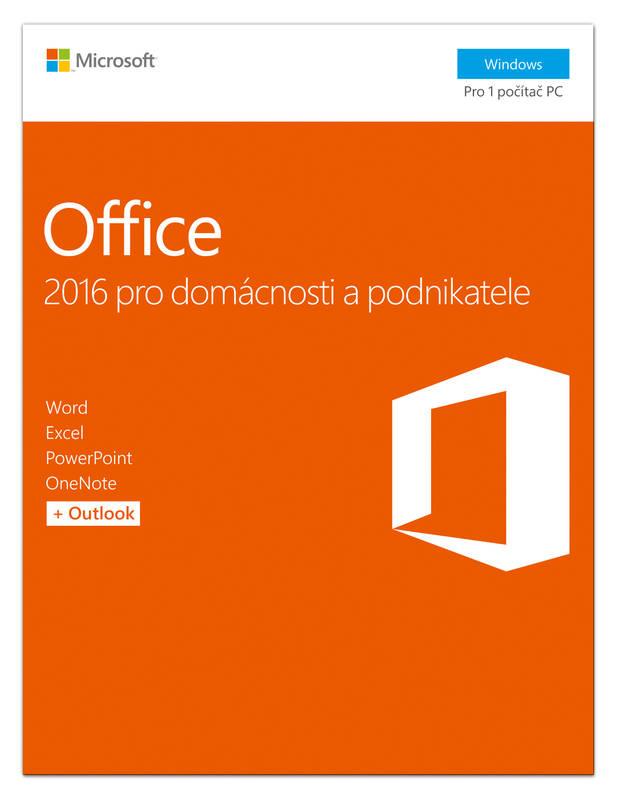 Software Microsoft Office 2016 CZ pro domácnosti a podnikatele, Software, Microsoft, Office, 2016, CZ, pro, domácnosti, a, podnikatele
