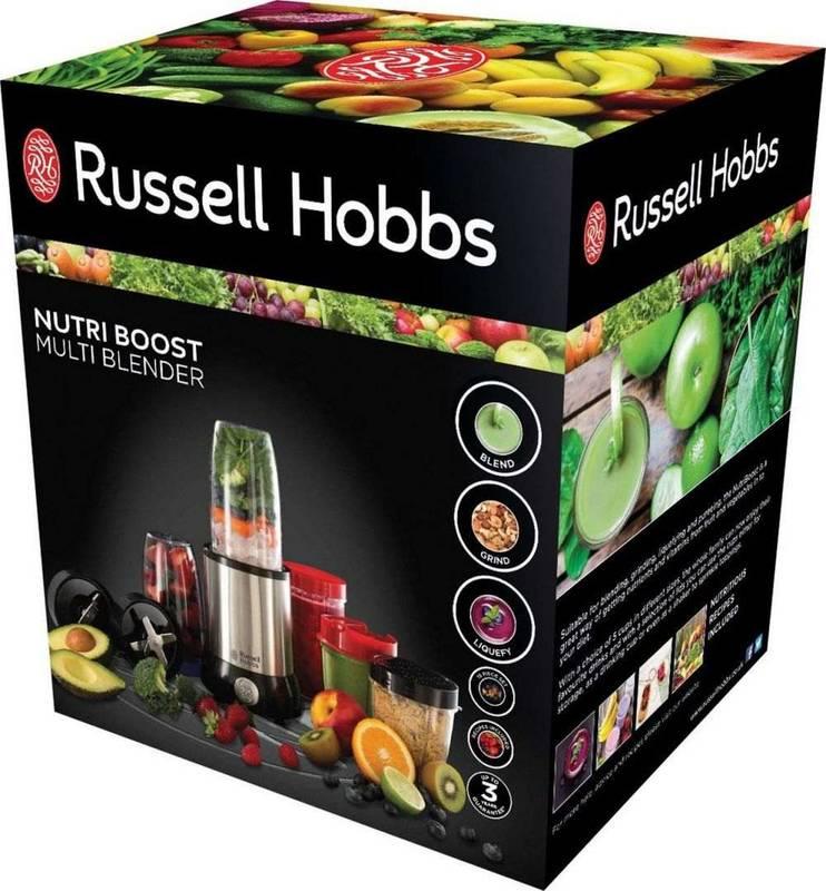 Stolní mixér RUSSELL HOBBS NUTRIBOOST 23180-56 černý nerez