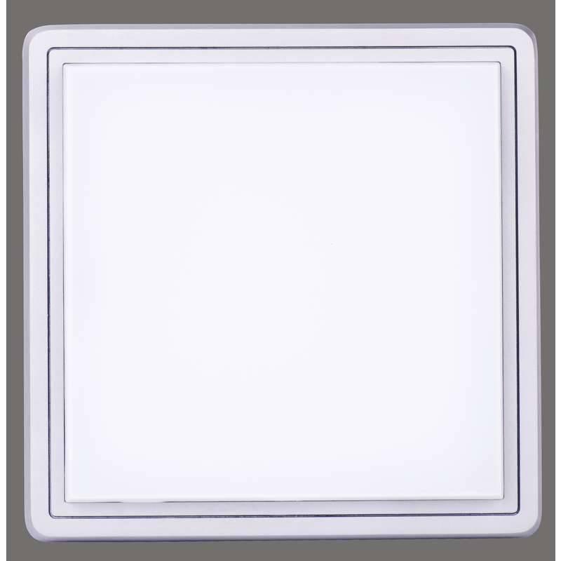 Stropní svítidlo EMOS čtverec, 340 x 340 mm, 38W, 2300 lm stříbrné