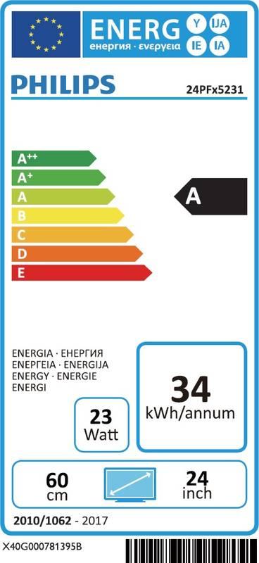 Televize Philips 24PFS5231 bílá