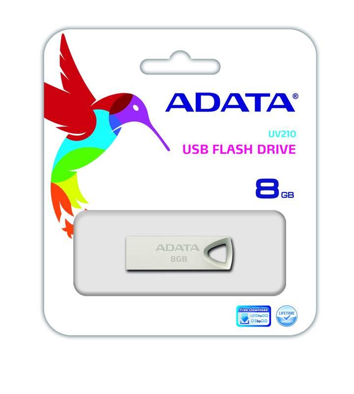USB Flash ADATA UV210 8GB kovová