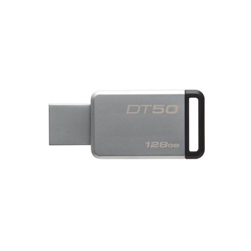 USB Flash Kingston DataTraveler 50 128GB černý kovový, USB, Flash, Kingston, DataTraveler, 50, 128GB, černý, kovový