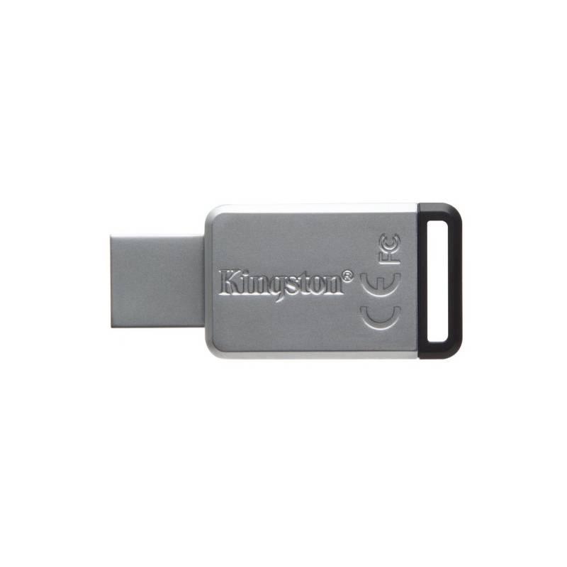 USB Flash Kingston DataTraveler 50 128GB černý kovový