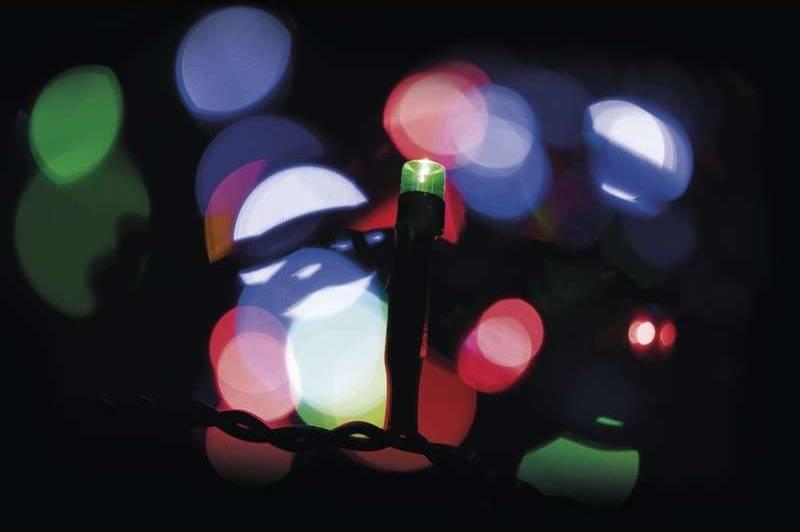 Vánoční osvětlení EMOS 100 LED, 5m, řetěz, multicolor