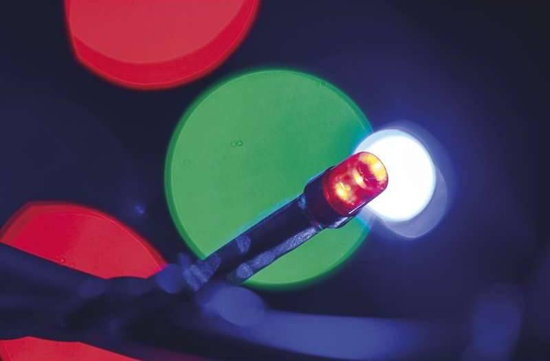 Vánoční osvětlení EMOS 200 LED, 10m, řetěz, multicolor
