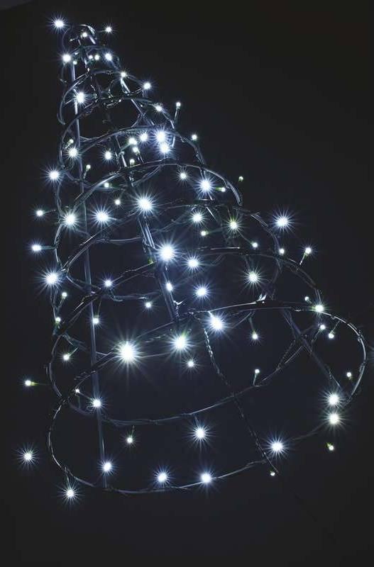 Vánoční osvětlení EMOS 200 LED, 10m, řetěz, studená bílá