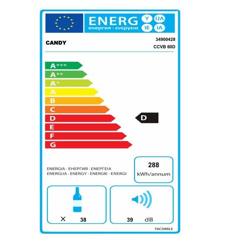 Vinotéka Candy CCVB 60D černá