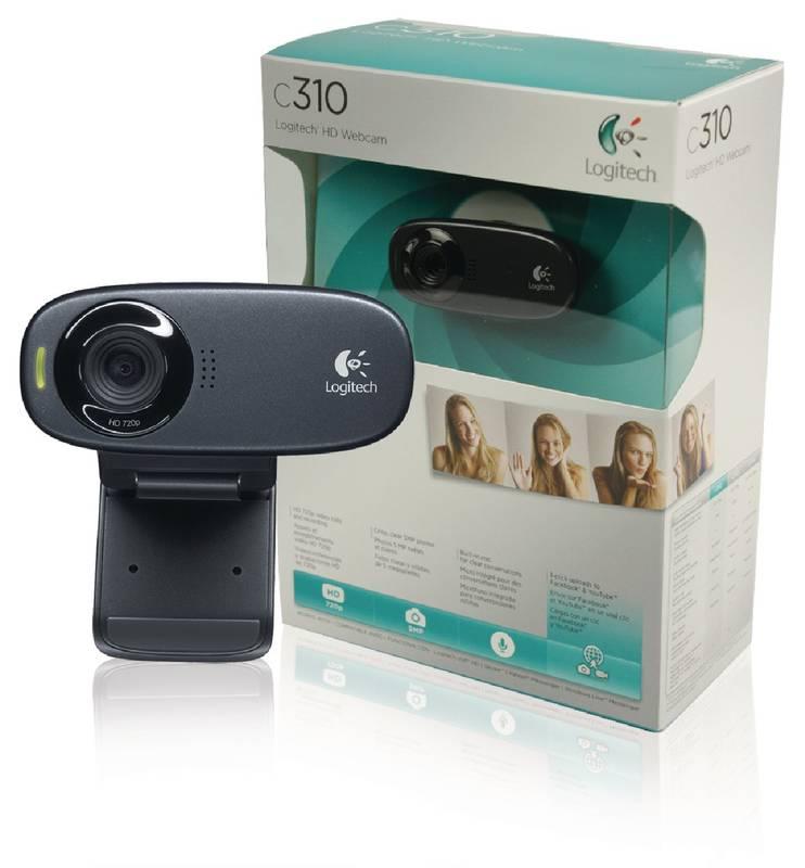 Webkamera Logitech HD C310 černá