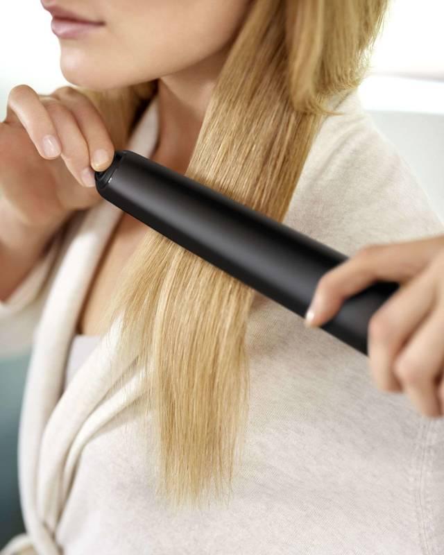 Žehlička na vlasy Philips BHS674 00 černá fialová