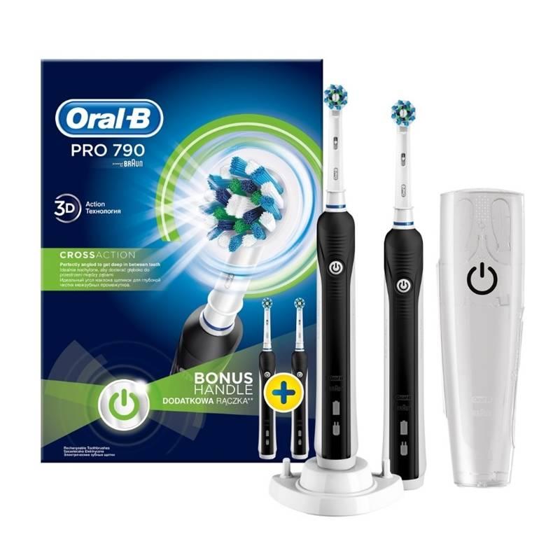Zubní kartáček Oral-B Pro790 CrossAction černý bílý