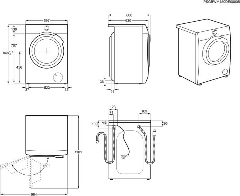 Automatická pračka AEG SoftWater L9FEC49SC bílá, Automatická, pračka, AEG, SoftWater, L9FEC49SC, bílá