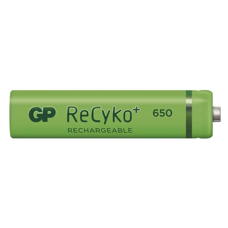 Baterie nabíjecí GP AAA, HR03, 650mAh, Ni-MH, krabička 2ks