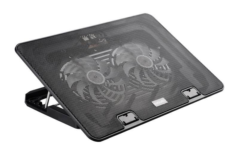 Chladící podložka pro notebooky Evolveo A101 pro 12" - 17" černá