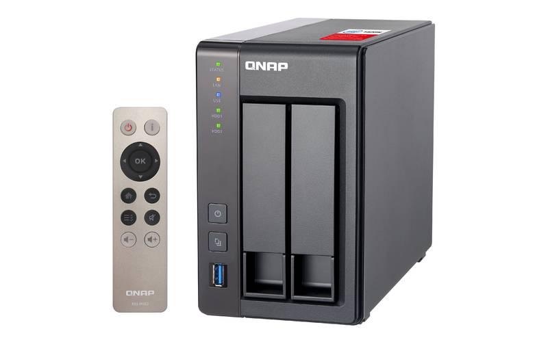 Datové uložiště QNAP TS-251 -2G šedá, Datové, uložiště, QNAP, TS-251, -2G, šedá
