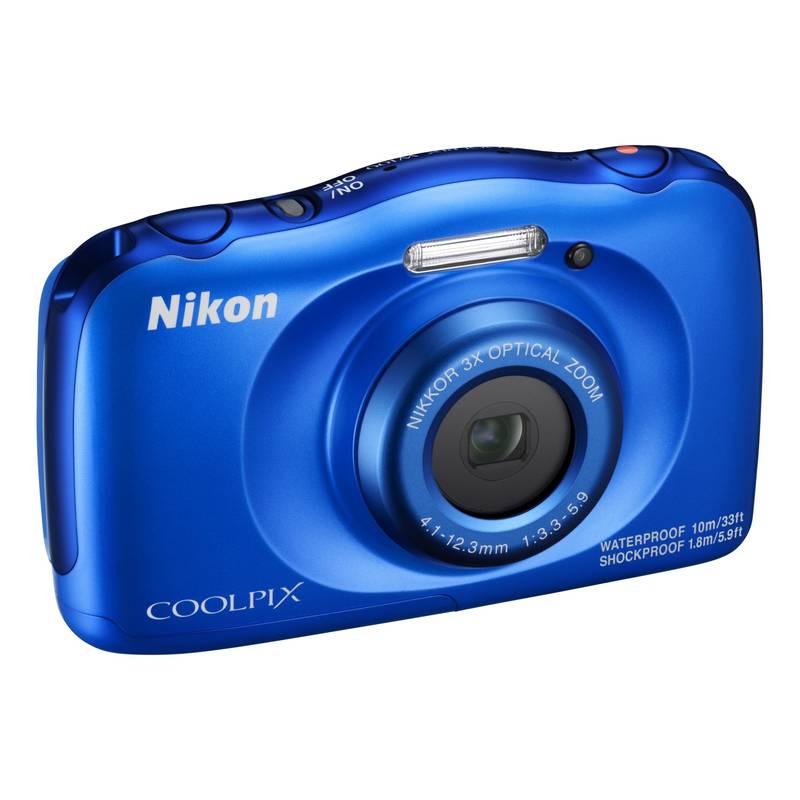 Digitální fotoaparát Nikon Coolpix W100 BACKPACK KIT modrý