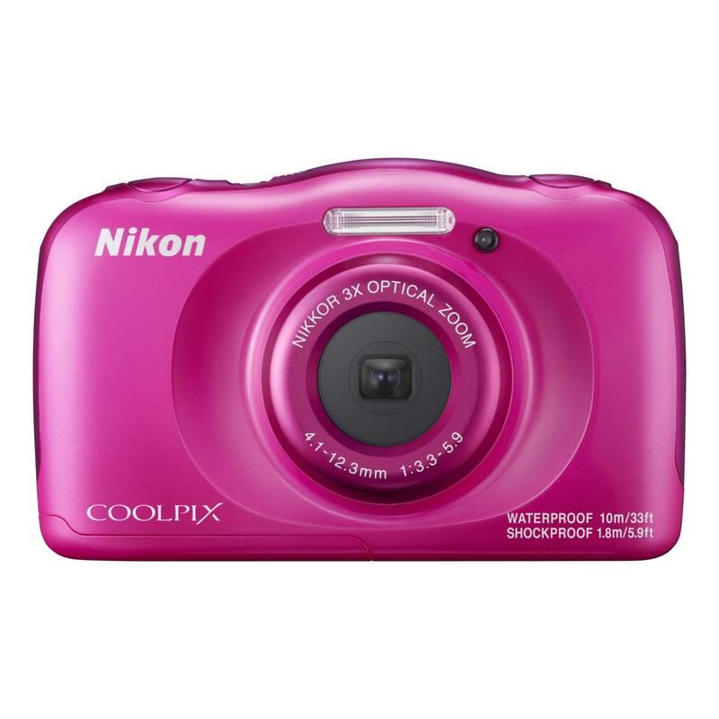 Digitální fotoaparát Nikon Coolpix W100 BACKPACK KIT růžový, Digitální, fotoaparát, Nikon, Coolpix, W100, BACKPACK, KIT, růžový