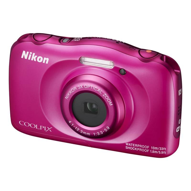 Digitální fotoaparát Nikon Coolpix W100 BACKPACK KIT růžový