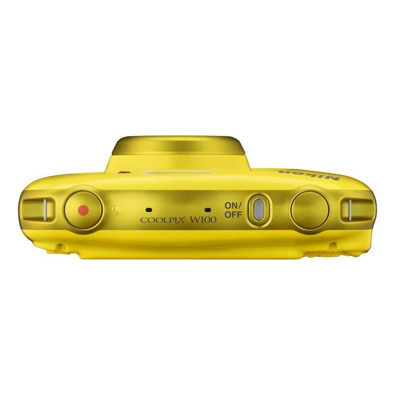 Digitální fotoaparát Nikon Coolpix W100 BACKPACK KIT žlutý