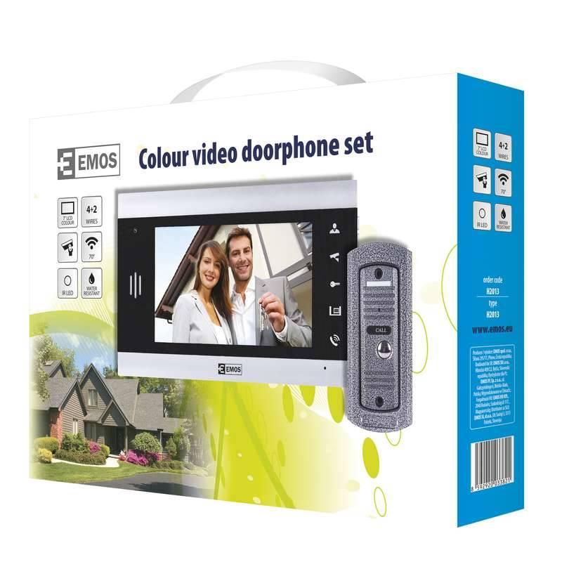 Dveřní videotelefon EMOS H2013, Dveřní, videotelefon, EMOS, H2013