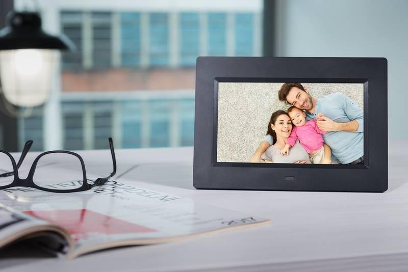 Elektronický fotorámeček Hyundai LF 710 černý