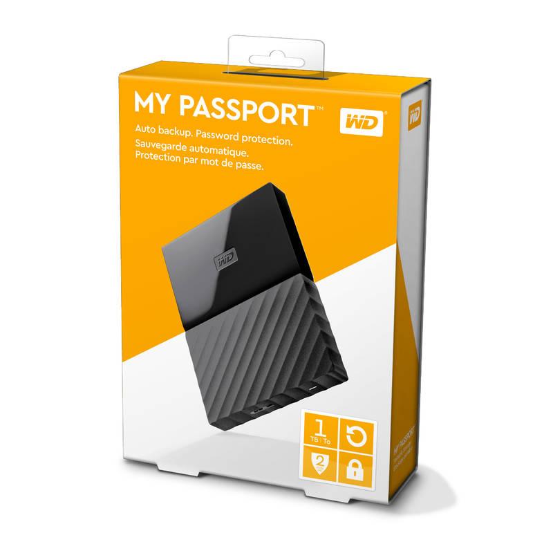 Externí pevný disk 2,5" Western Digital My Passport 1TB černý