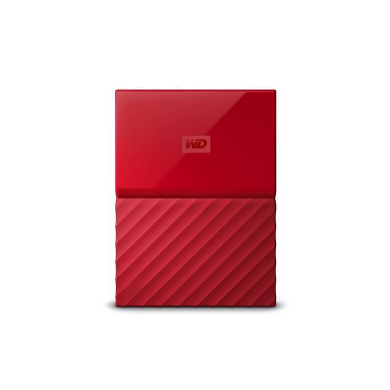 Externí pevný disk 2,5" Western Digital My Passport 4TB červený