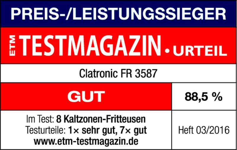 Fritéza Clatronic FR 3587 černá nerez, Fritéza, Clatronic, FR, 3587, černá, nerez
