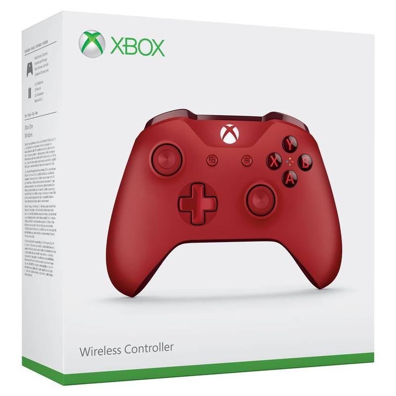Gamepad Microsoft Xbox One S Wireless červený
