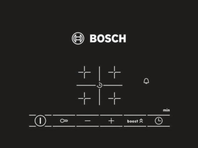 Indukční varná deska Bosch PUE611BB1E černá