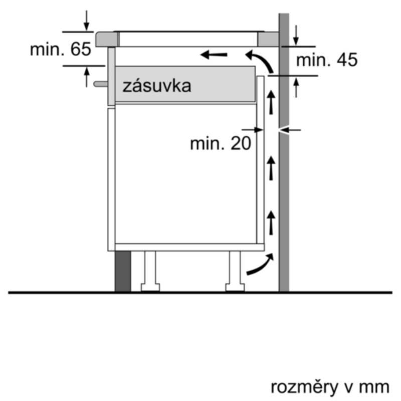 Indukční varná deska Bosch PUE611BF1E černá