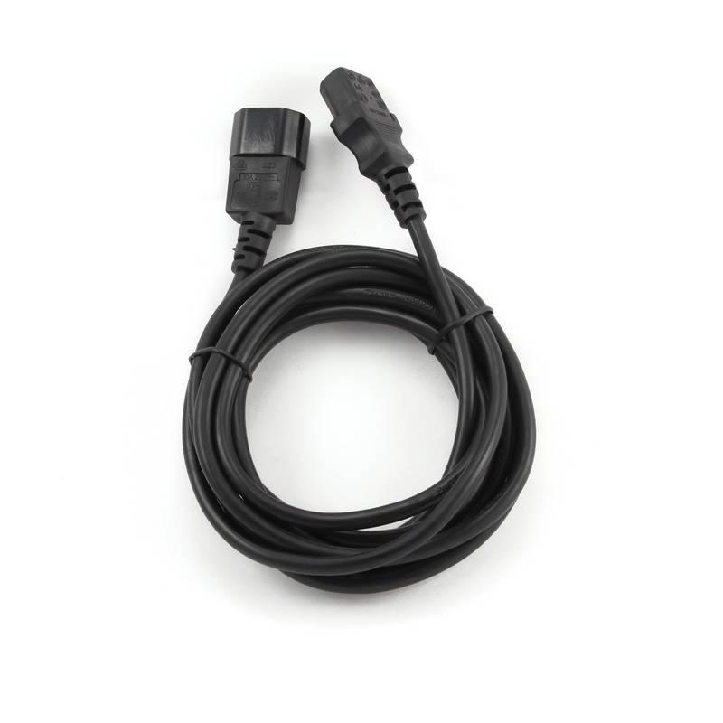 Kabel Gembird PC zdroj, 1,8m, prodlužovací černý