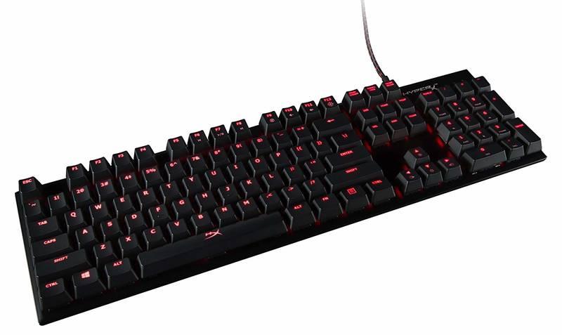Klávesnice HyperX Alloy FPS Mechanical, MX Blue, US černá