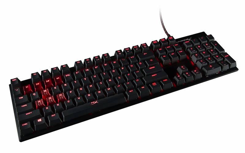 Klávesnice HyperX Alloy FPS Mechanical, MX Blue, US černá