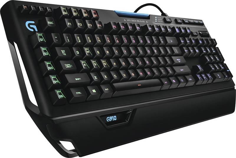 Klávesnice Logitech Gaming G910 Orion Spectrum, US černá