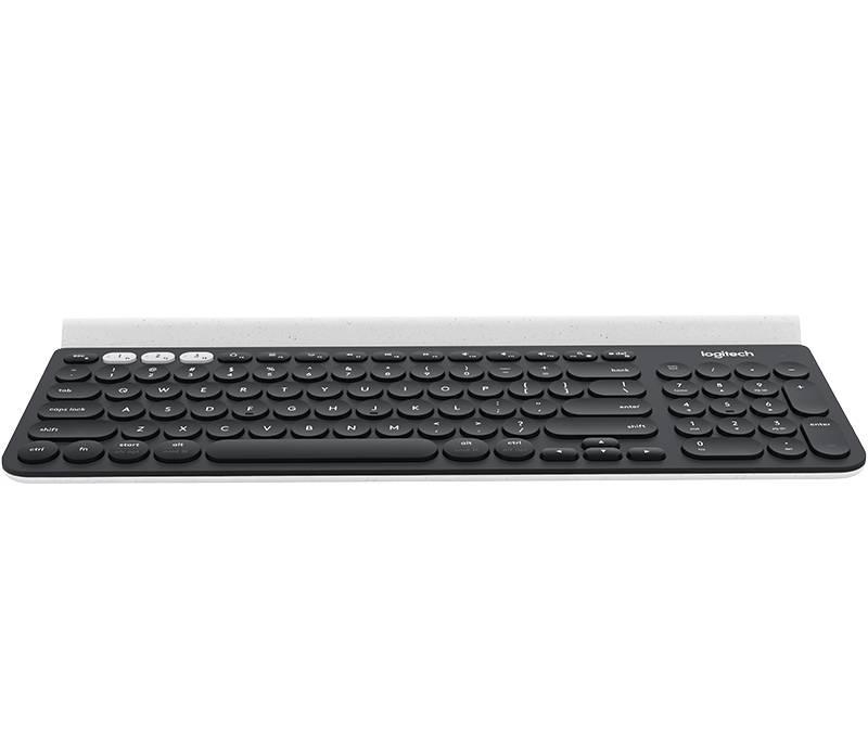 Klávesnice Logitech Wireless Keyboard K780, US šedá bílá, Klávesnice, Logitech, Wireless, Keyboard, K780, US, šedá, bílá