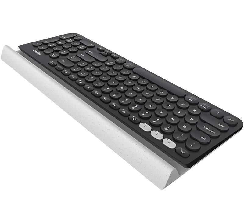 Klávesnice Logitech Wireless Keyboard K780, US šedá bílá, Klávesnice, Logitech, Wireless, Keyboard, K780, US, šedá, bílá