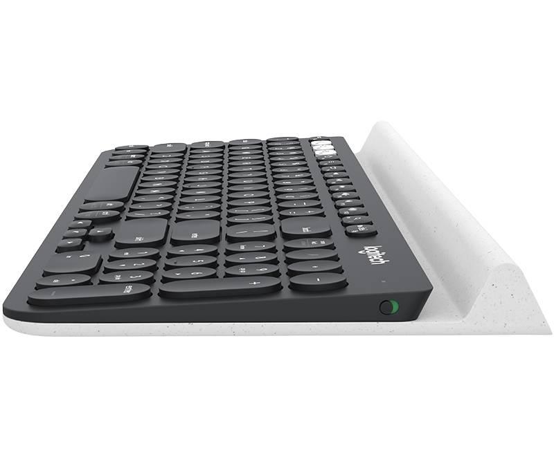 Klávesnice Logitech Wireless Keyboard K780, US šedá bílá