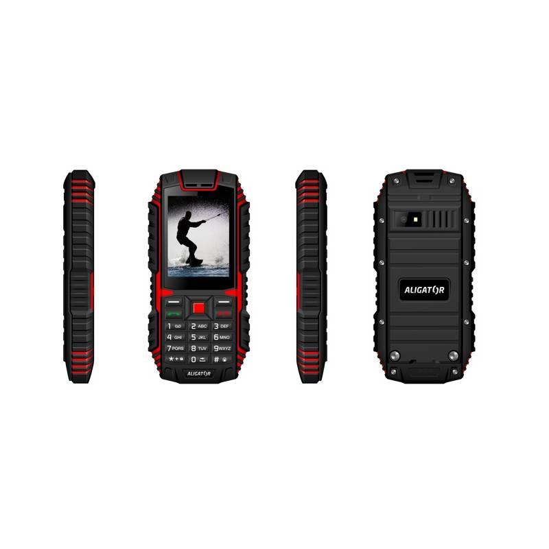 Mobilní telefon Aligator R12 eXtremo černý červený, Mobilní, telefon, Aligator, R12, eXtremo, černý, červený