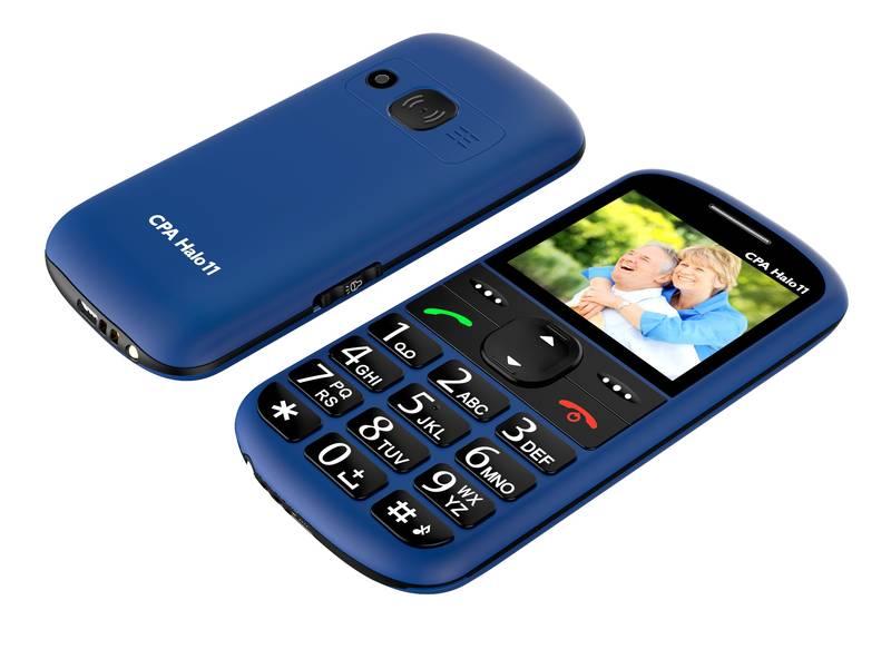 Mobilní telefon CPA Halo 11 modrý, Mobilní, telefon, CPA, Halo, 11, modrý